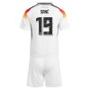 Maglia ufficiale Germania Sane 19 Casa Euro 2024 per Bambino